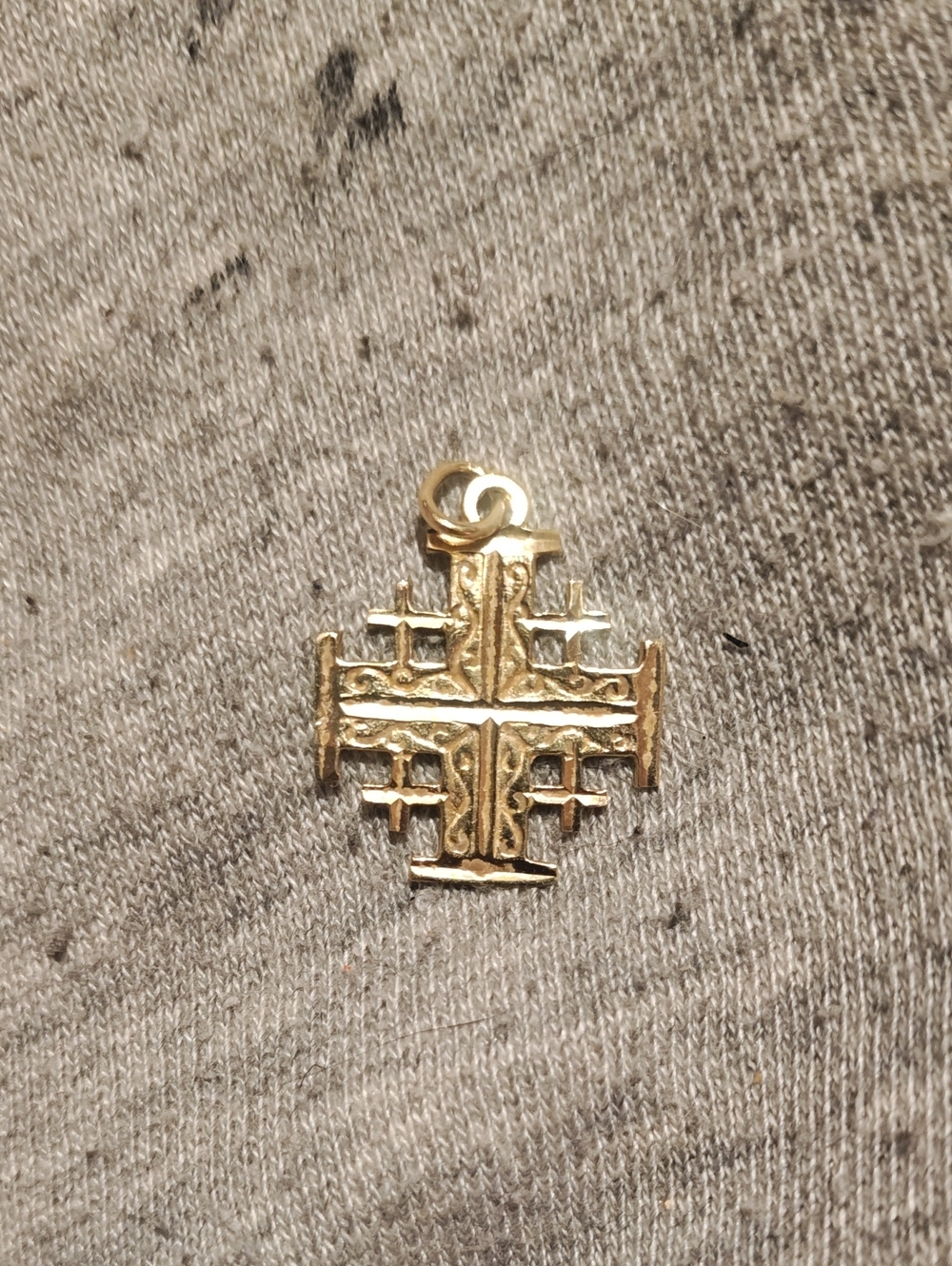 Antique heirloom Jerusalem Cross 14k